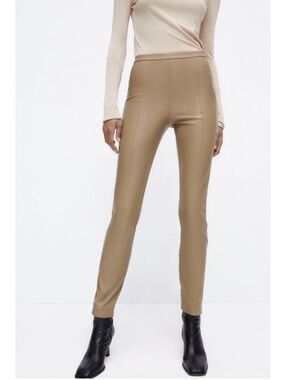 ZARA Faux Leather Leggings